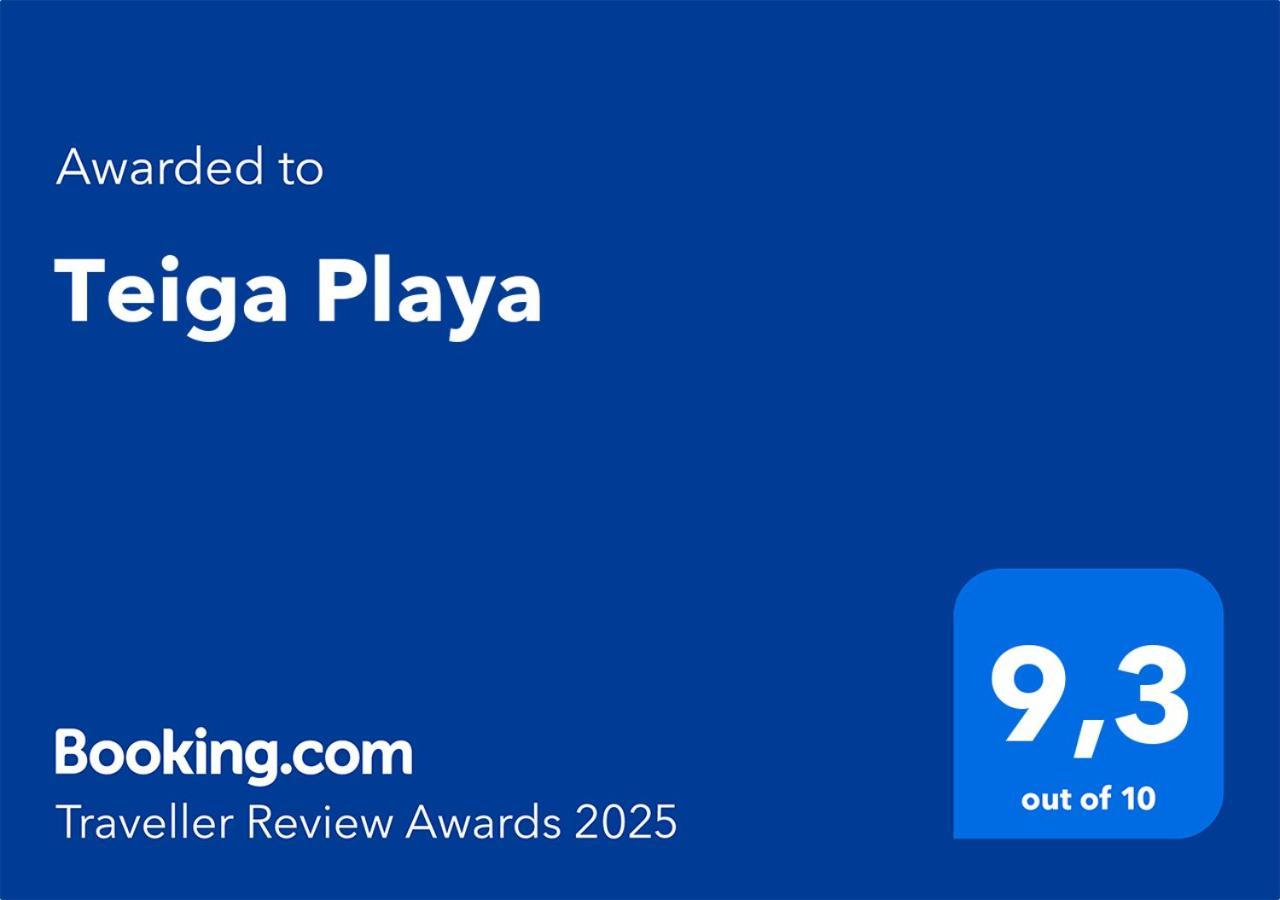 شقة Teiga Playa تياس المظهر الخارجي الصورة